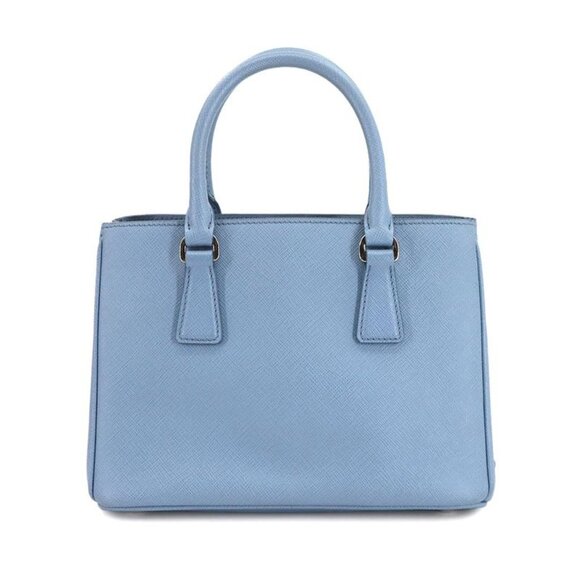 Prada Galliera Mini 2-Way Hand Shoulder Bag Saffiano Leather Light Blue 1 Ba296 - Picture 2 of 10